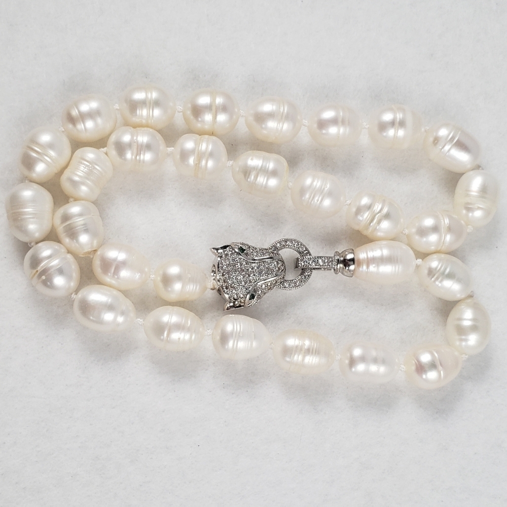 REAL - 11mm Pearl Necklace - Picture 4 of 6
